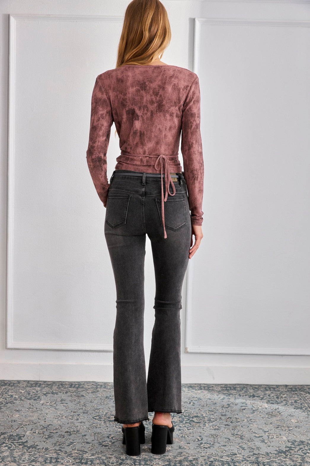TOP LÚREX BALLERINA TIE-DYE - PINK