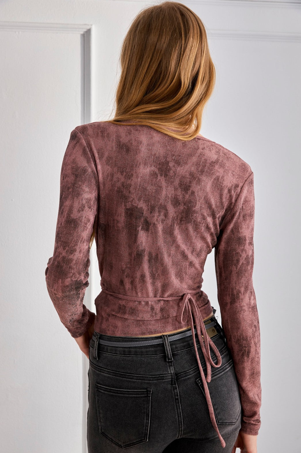 TOP LÚREX BALLERINA TIE-DYE - PINK