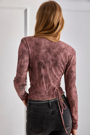 TOP LÚREX BALLERINA TIE-DYE - PINK
