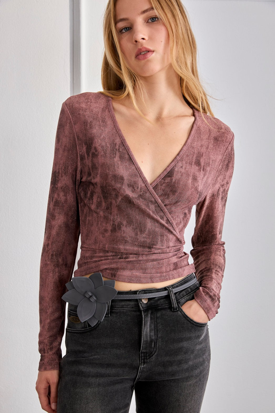 TOP LÚREX BALLERINA TIE-DYE - PINK