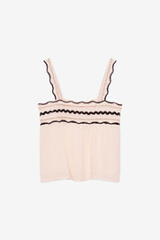 LACE STRAP TOP - WHITE