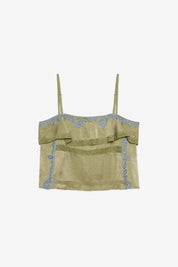TOP TIRANTES BLONDA - VERDE