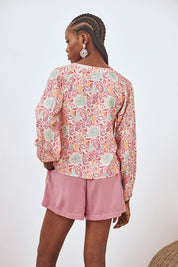SHORT BORDADO - ROSA