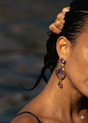 PENDIENTES JOYA - VIOLETA