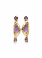 JEWELRY EARRINGS - VIOLET