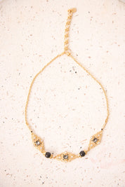 COLLAR CON PIEDRAS - BLACK