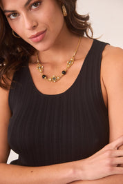 COLLAR CON PIEDRAS - BLACK