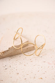 BRAZALETE RÍGIDO CÍRCULOS - GOLDEN