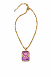 COLLAR PIEDRA - VIOLETA