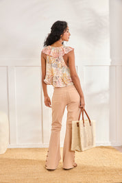 TROPICAL PRINTED TOP - RAW