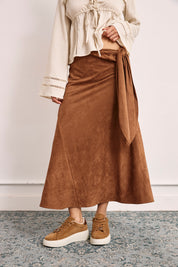FALDA ANTELINA LAZADA - CAMEL