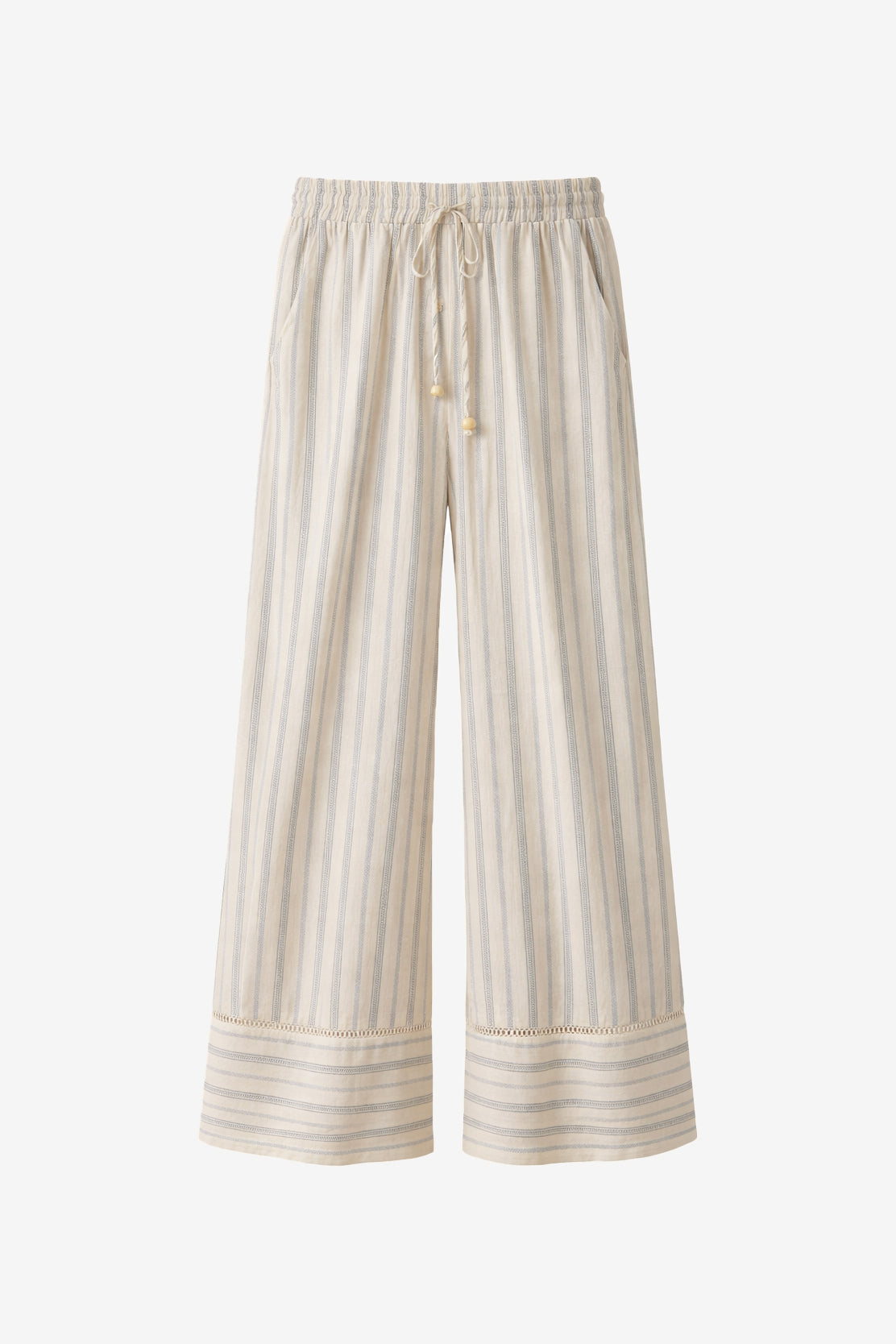 MIXED STRIPED TROUSERS - RAW