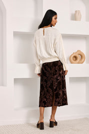 BLUSA SEDOSA JACQUARD - IVORY