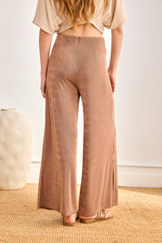 PANTALÓN ELÁSTICO LAZADA - CAMEL