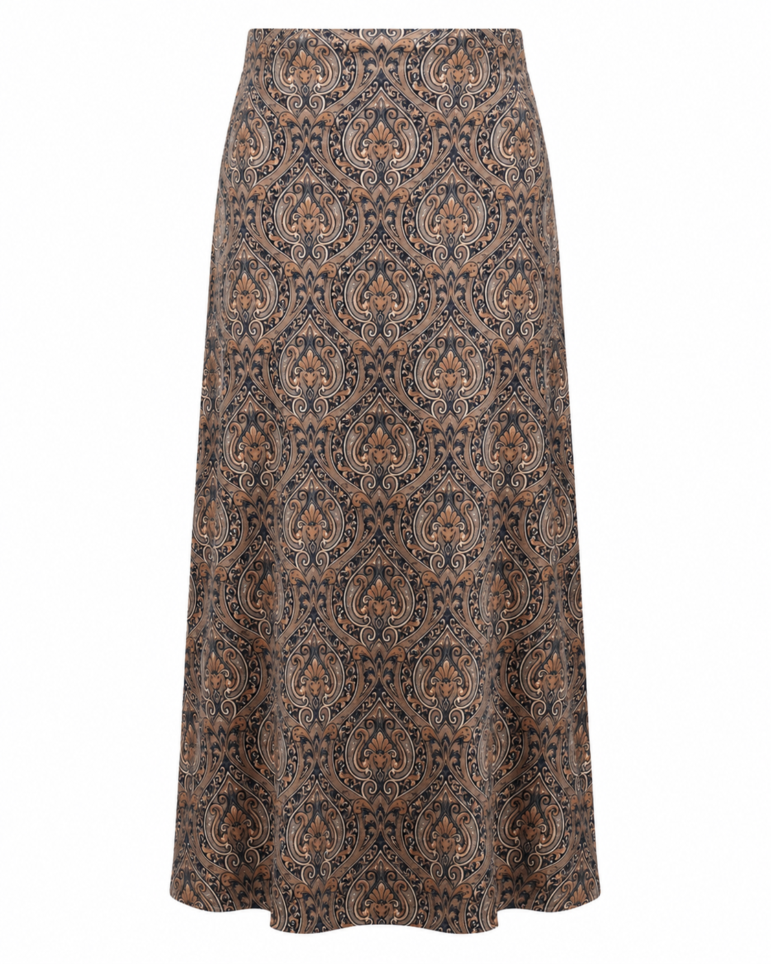 FALDA PAISLEY BOLSILLOS - TAUPE