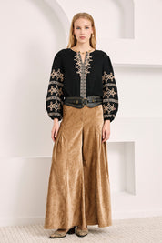 BLUSA MAO CENEFAS - NEGRO