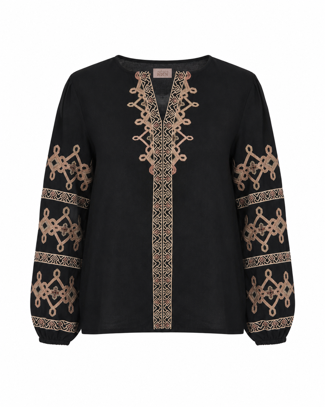 BLUSA MAO CENEFAS - NEGRO