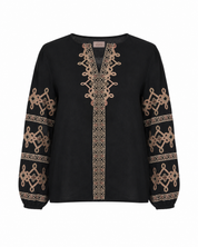 BLUSA MAO CENEFAS - NEGRO