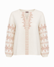 BLUSA MAO CENEFAS - IVORY - ECRU