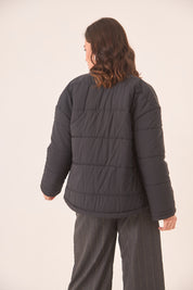 CHAQUETA ACOLCHADA COMBINADA - GREY