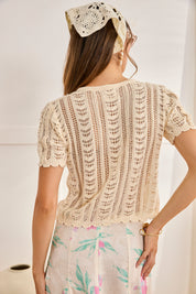 PEARL CARDIGAN - RAW