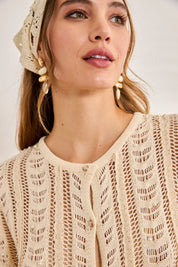 PEARL CARDIGAN - RAW
