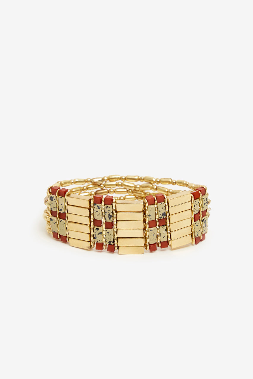 ELASTIC BRACELET - BRICK