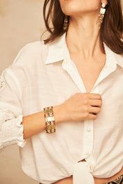 ELASTIC BRACELET - BRICK
