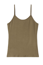 BASIC KNITTED TOP - KHAKI