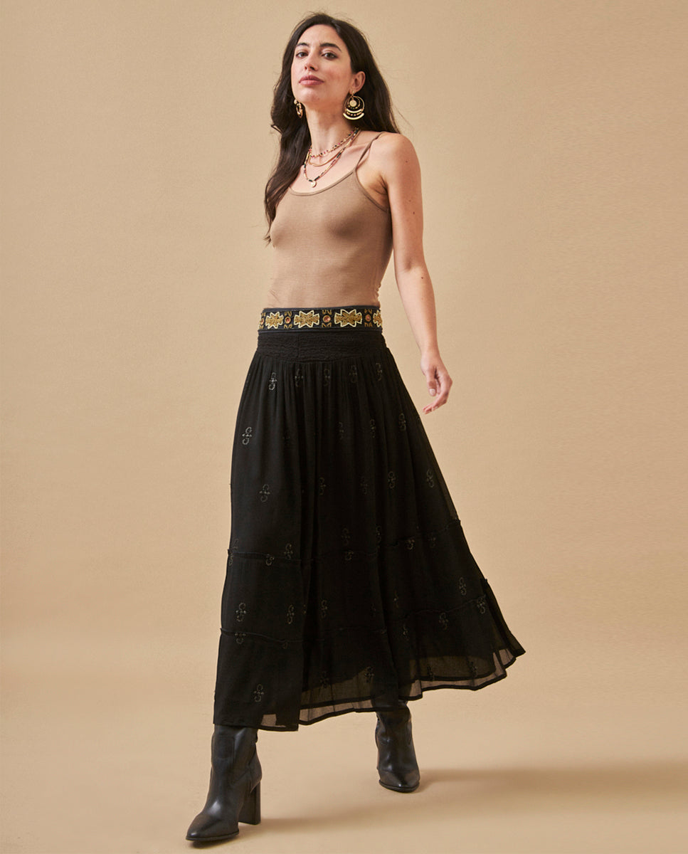 BASIC KNIT TOP - BLACK