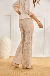 PANTALÓN PUNTO RELIEVE - CAMEL