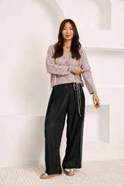 JERSEY LANA LENTEJUELAS - GRIS