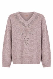 JERSEY LANA LENTEJUELAS - GRIS