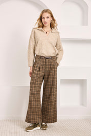 JERSEY CUELLO SOLAPAS - CAMEL