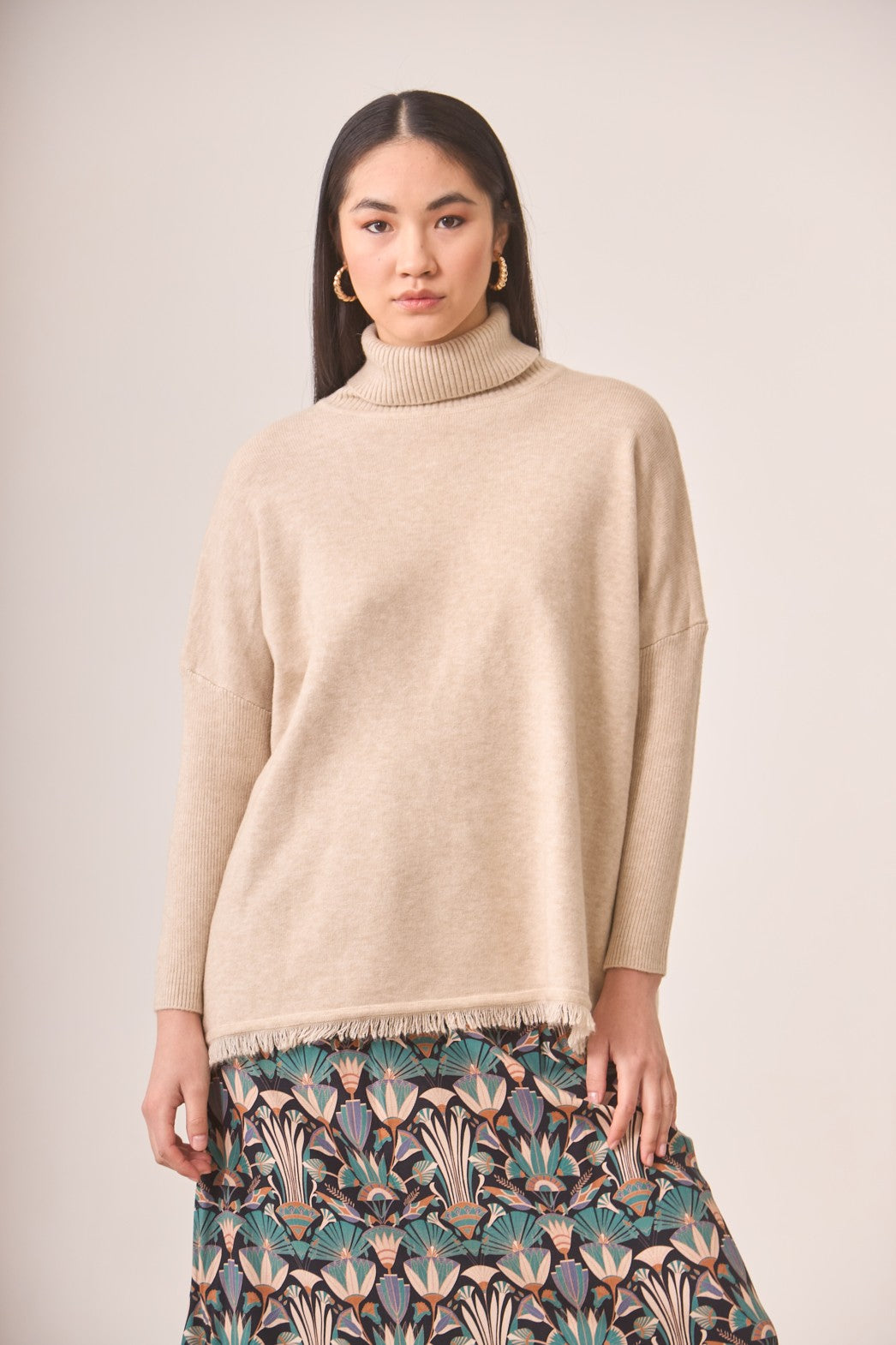 JERSEY BAJO FLECOS - IVORY