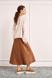 JERSEY LANA BORDADOS LENTEJUELAS - IVORY