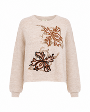 JERSEY LANA BORDADOS LENTEJUELAS - IVORY