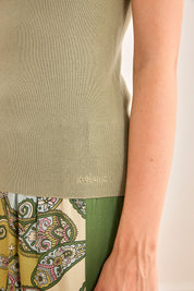 TOP PUNTO DE CARNES TRAVERATES JABOT - VERDE