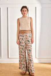 TOP FILIGREE EMBROIDERED - RAW