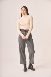 PANTALÓN SASTRE WIDE LEG - GREY