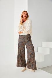 PANTALÓN ANCHO PLANTAS - GREY