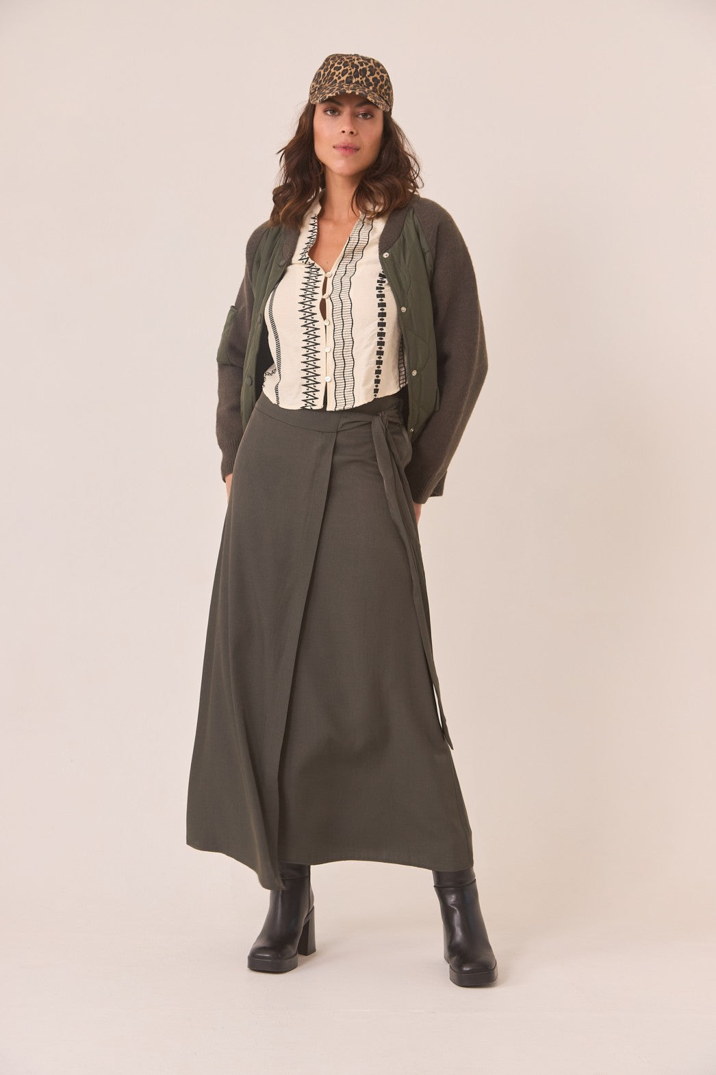 FALDA CRUZADA LAZADA - GREY
