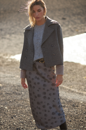 CHAQUETA CORTA ESPIGA - GREY