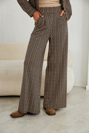 PANTALÓN PALAZZO CORAZONES - BLACK