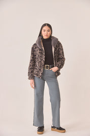 JEANS RECTOS BORDADO - BLUE