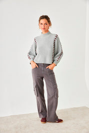 JEANS CARGO - GREY