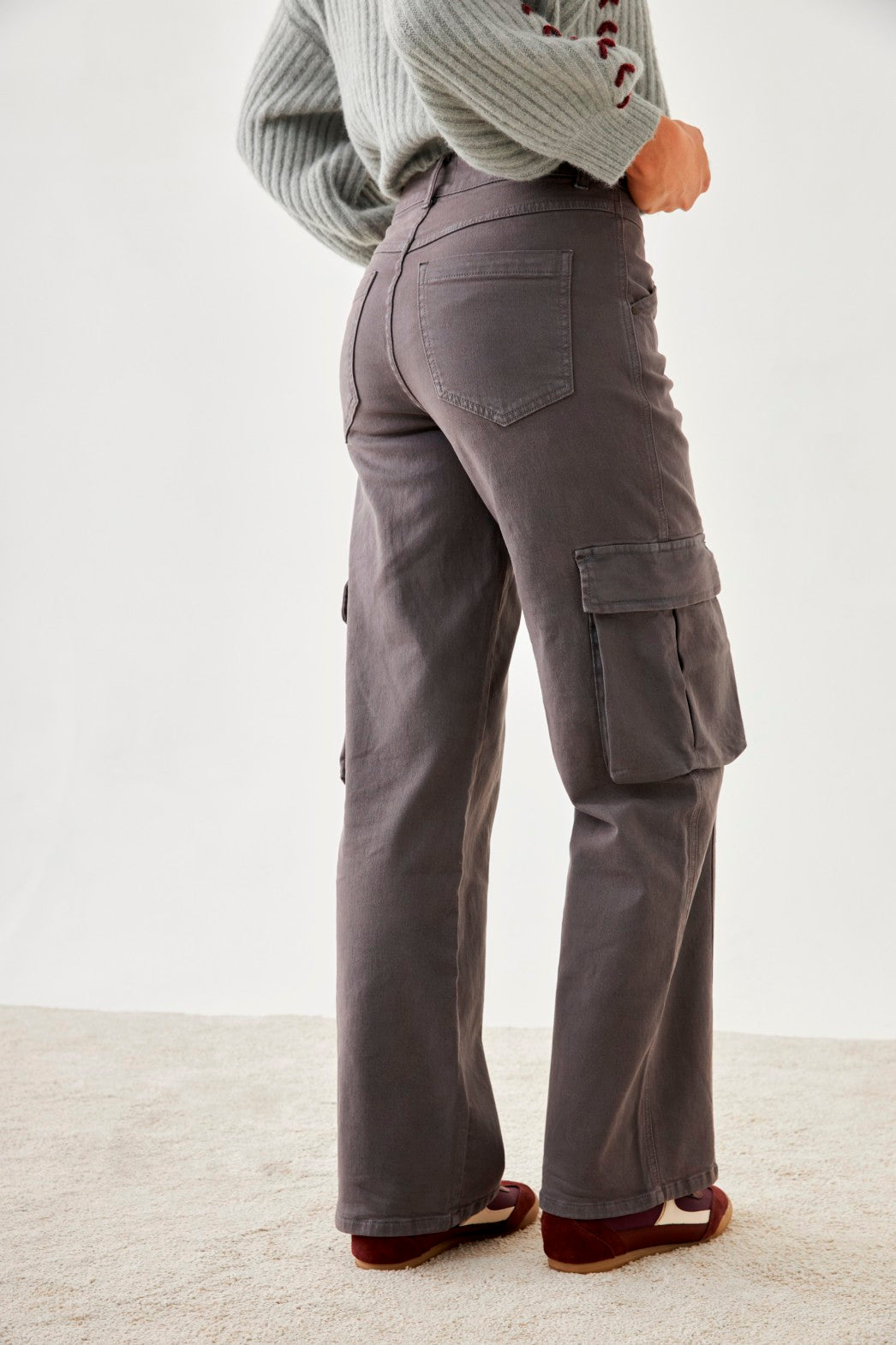 JEANS CARGO - GREY