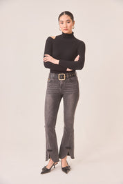 JEANS ABERTURA ORIENTAL - GREY