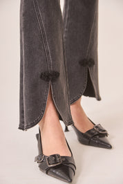 JEANS ABERTURA ORIENTAL - GREY