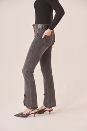 JEANS ABERTURA ORIENTAL - GREY